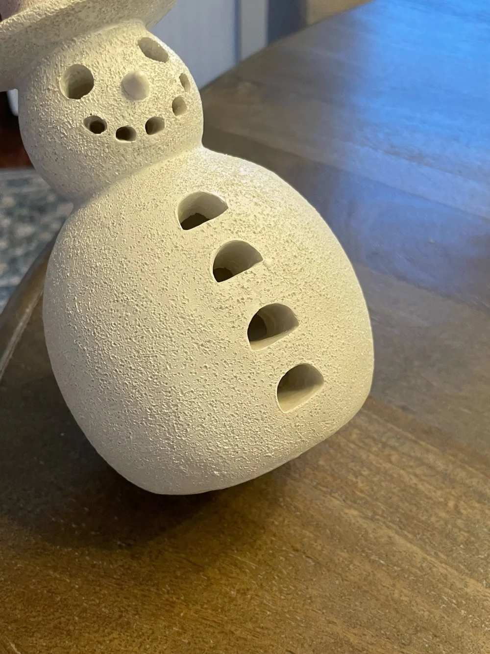 Holiday popular viral Snowman - Whitish grey  Almost 6 inches